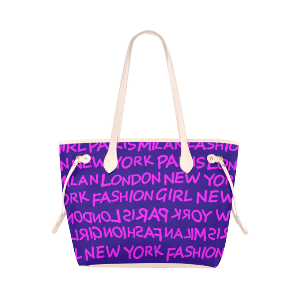 FASHION GIRL GRAFFITI NEVERFULL CANVAS TOTE BAG-PINK – MISS APRIL FASHION  GIRL