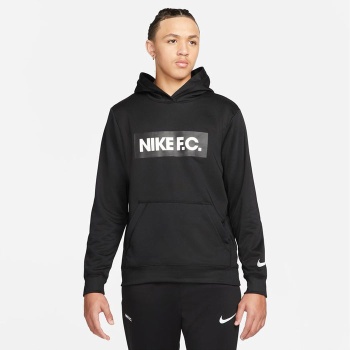 Nike F.C. Adult Dri-FIT Libero Hoodie (Black/White) — Football Central