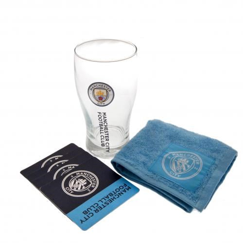  Manchester City Official Peroni Style Pint Glass - Multi-Colour  : Sports & Outdoors