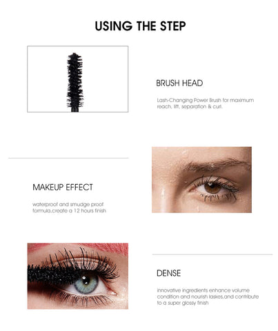 Makeup 4D Silk Fiber Lash Mascara Waterproof Rimel Mascara Eyelash Extension Black Thick Lengthening Eye Lashes Cosmetics