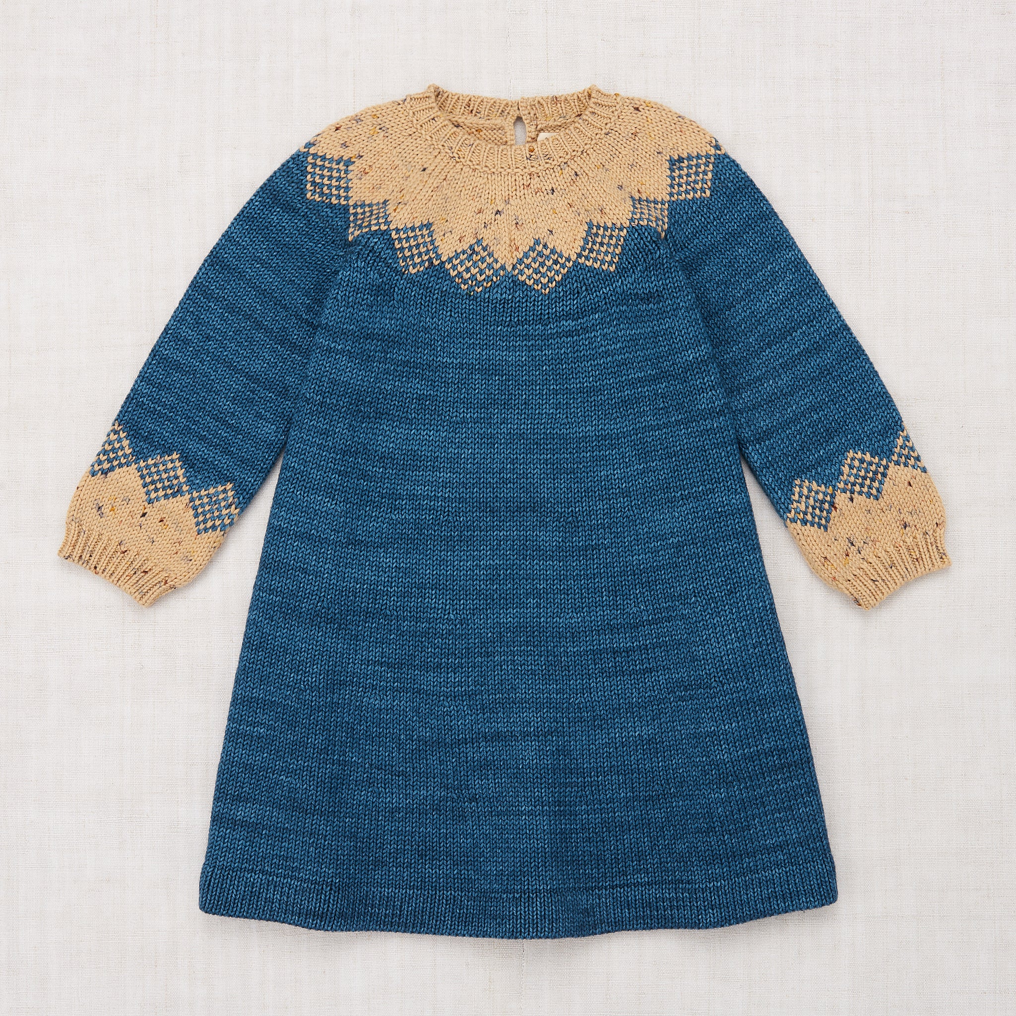 大人の上質 misha&puff Pinecone Dress blue smoke ワンピース cfcl