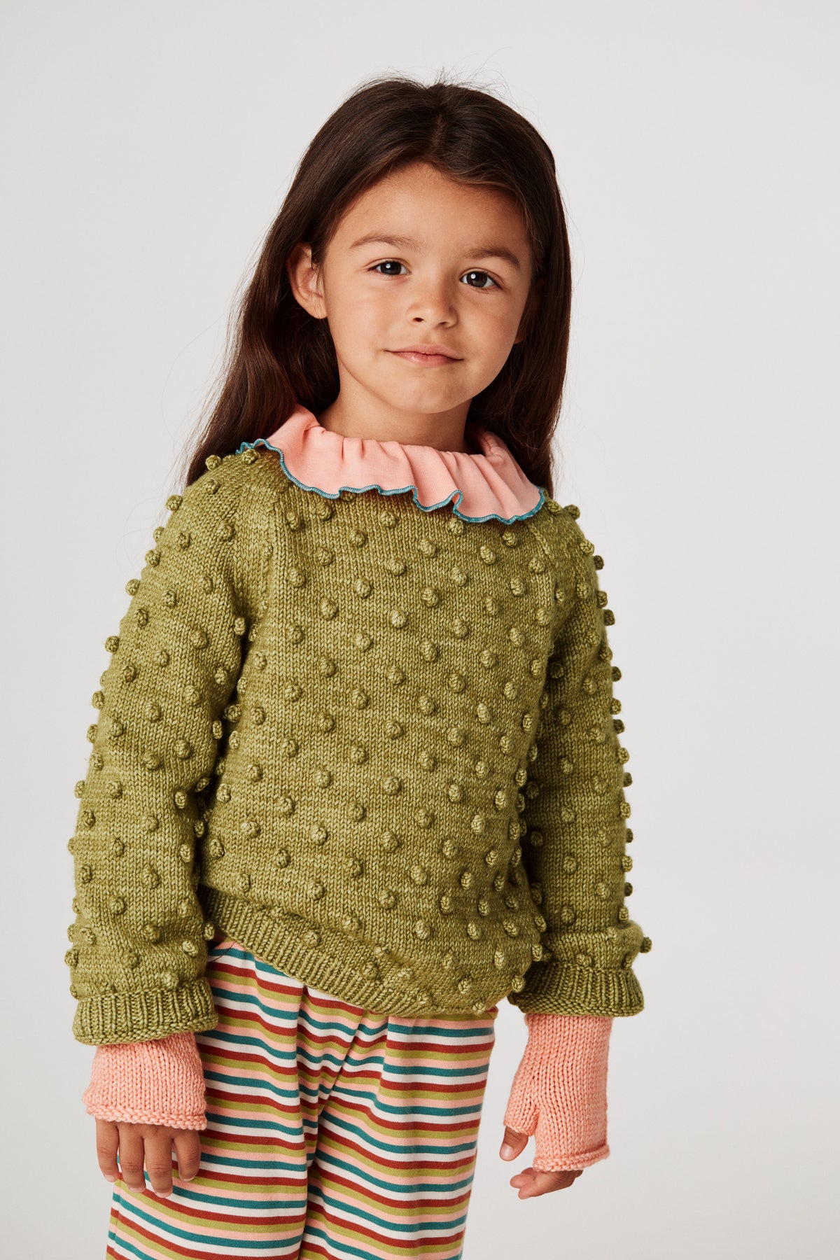 新品 misha and puff popcorn sweater 4-5y-