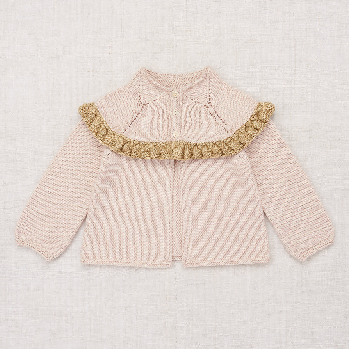 misha and puff ruffle cardigan 8y-