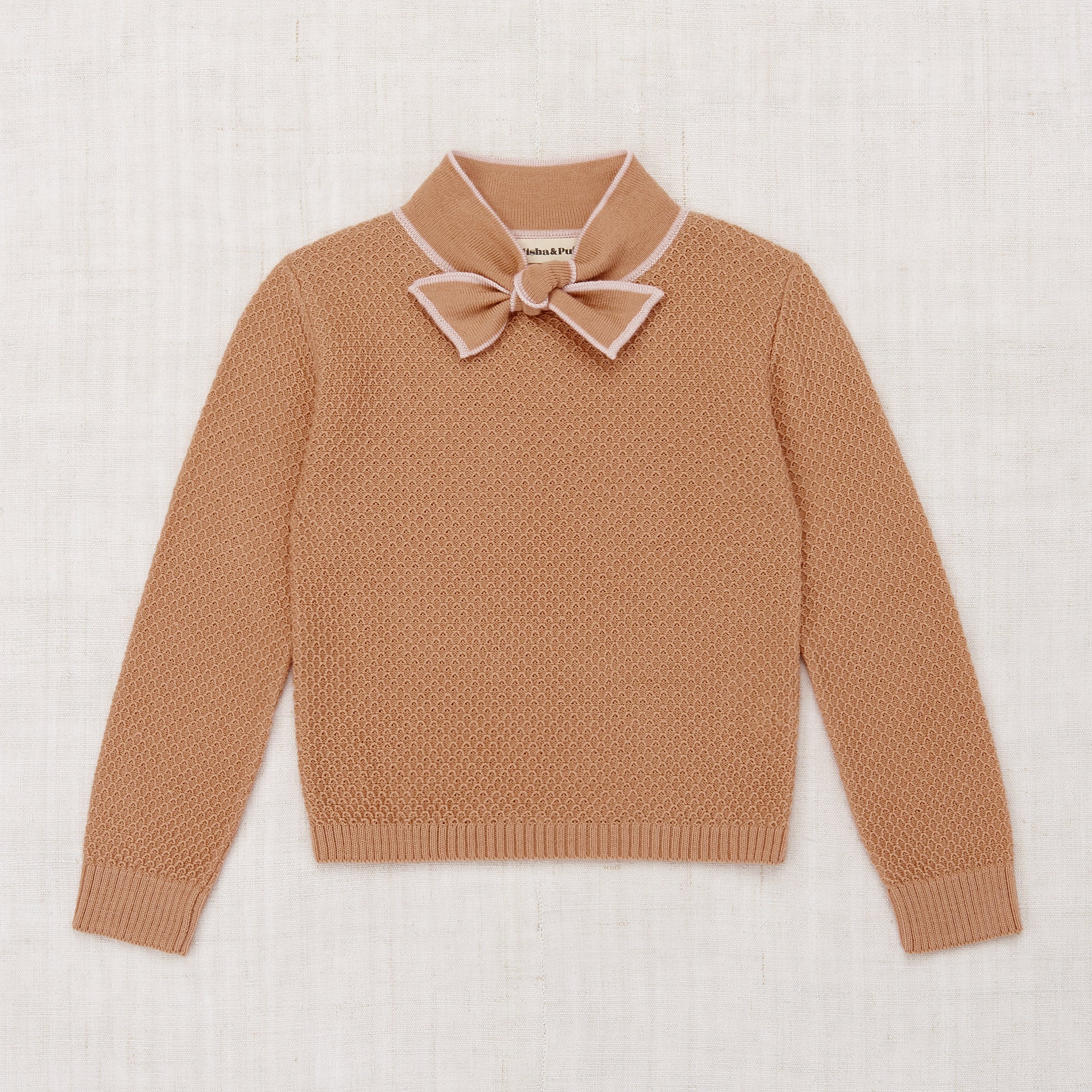 お得セット MishaPuff Bow Scout Sweater 4y ink drenriquejmariani.com