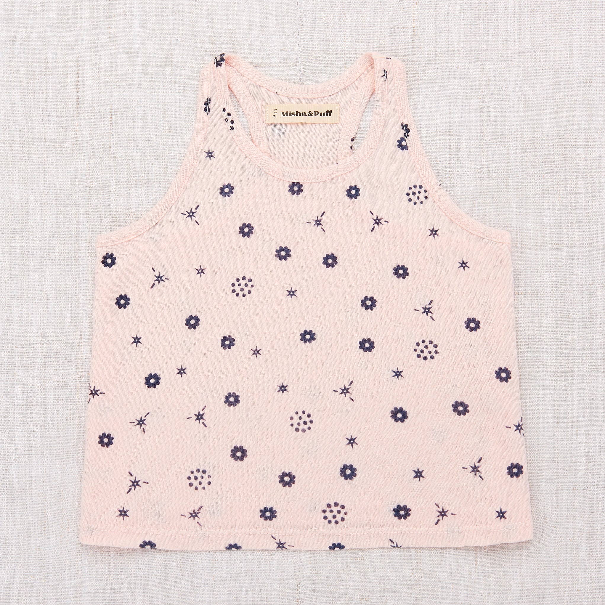 Misha&Puff Scoop Tank - Faces Print-