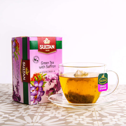 green tea saffron