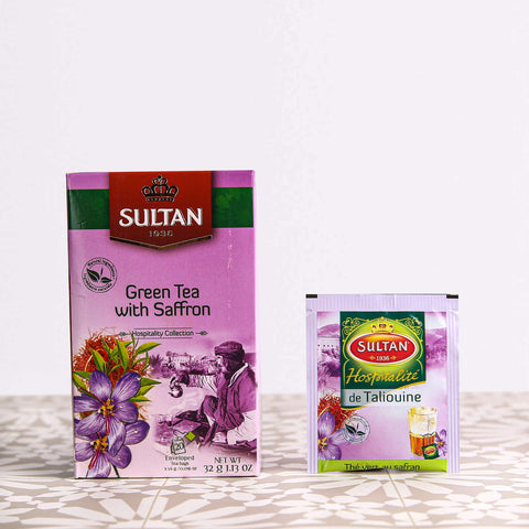 green tea with saffron