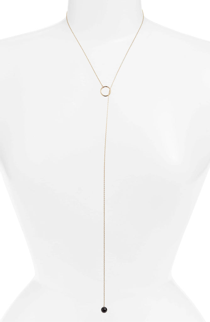 Tessa Delicate Lariat Necklace | More Colors Available | Knotty