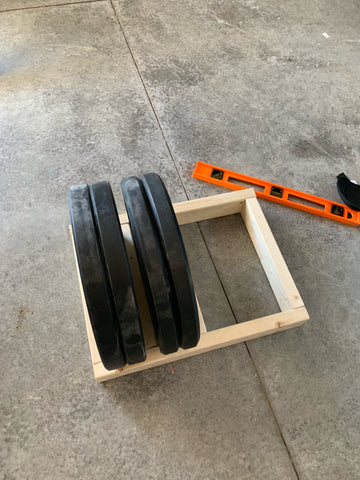 Diy Bumper Plate Storage Under 20 00 Appleton Coffee Co