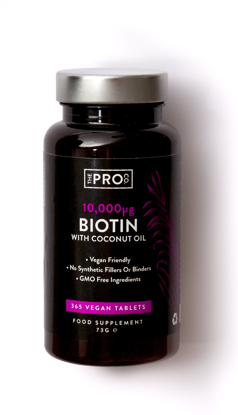 Biotin 10,000mcg with Coconut Oil – The Pro Co.