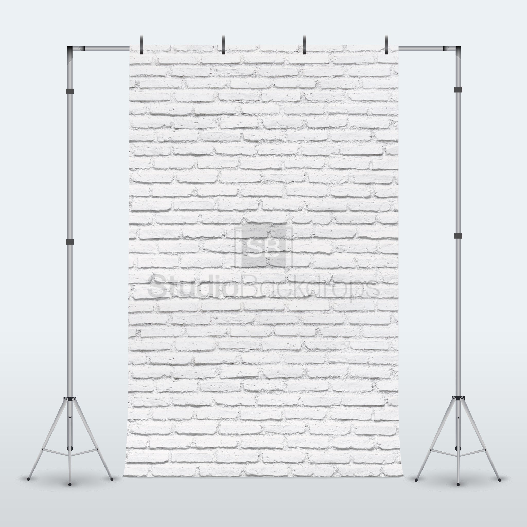 Painted White Brick Wall Photography Backdrop 110 Stb Studio Backdrops