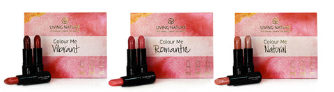 Living Nature Natural Product Lipstick Gift Packs