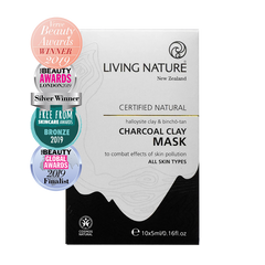 Living Nature Certified Natural Charcoal Clay Mask