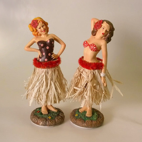 blonde hula girl dashboard