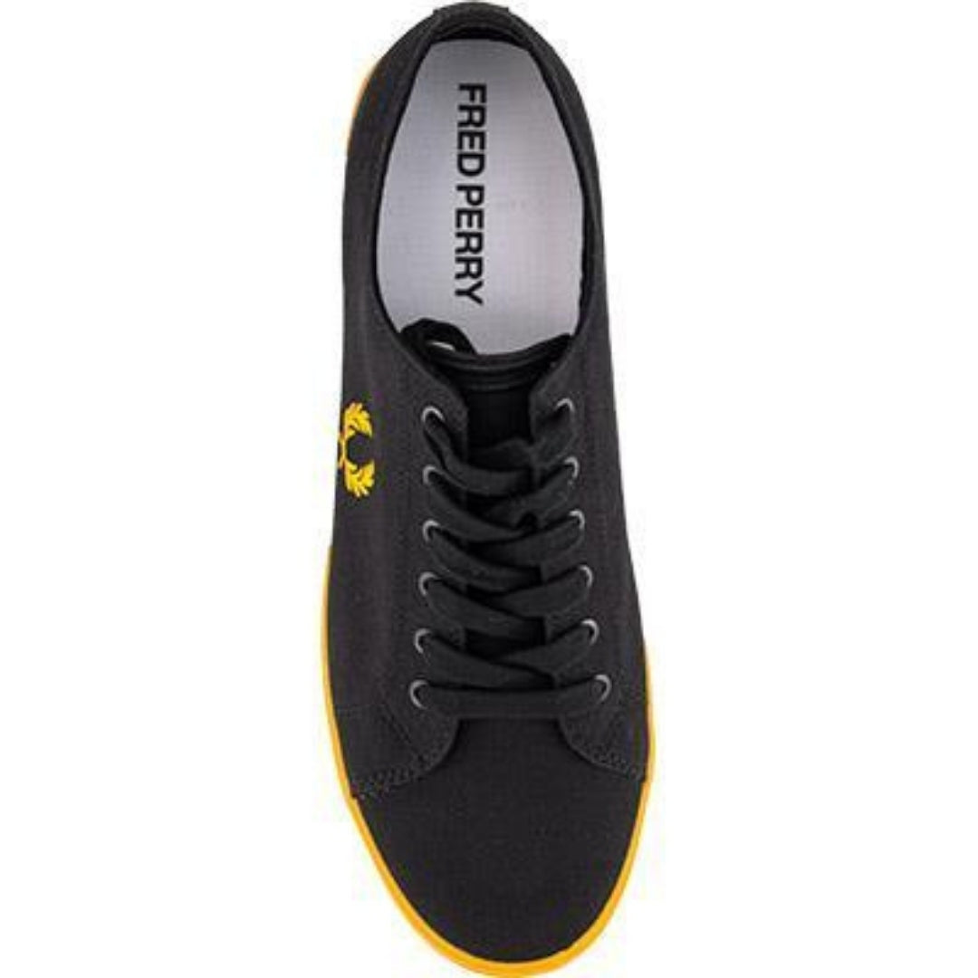 Fred Perry B7259 157 Kingston Twill Black Trainers – Nova Clothing