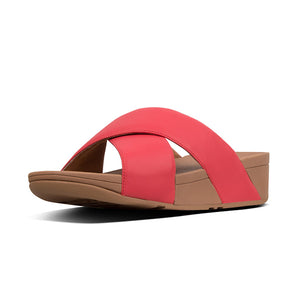 balkon Aas handig Fitflop Lulu Cross Slide Sandals Leather |K04-695| Passion Red – MIXNYCSHOP