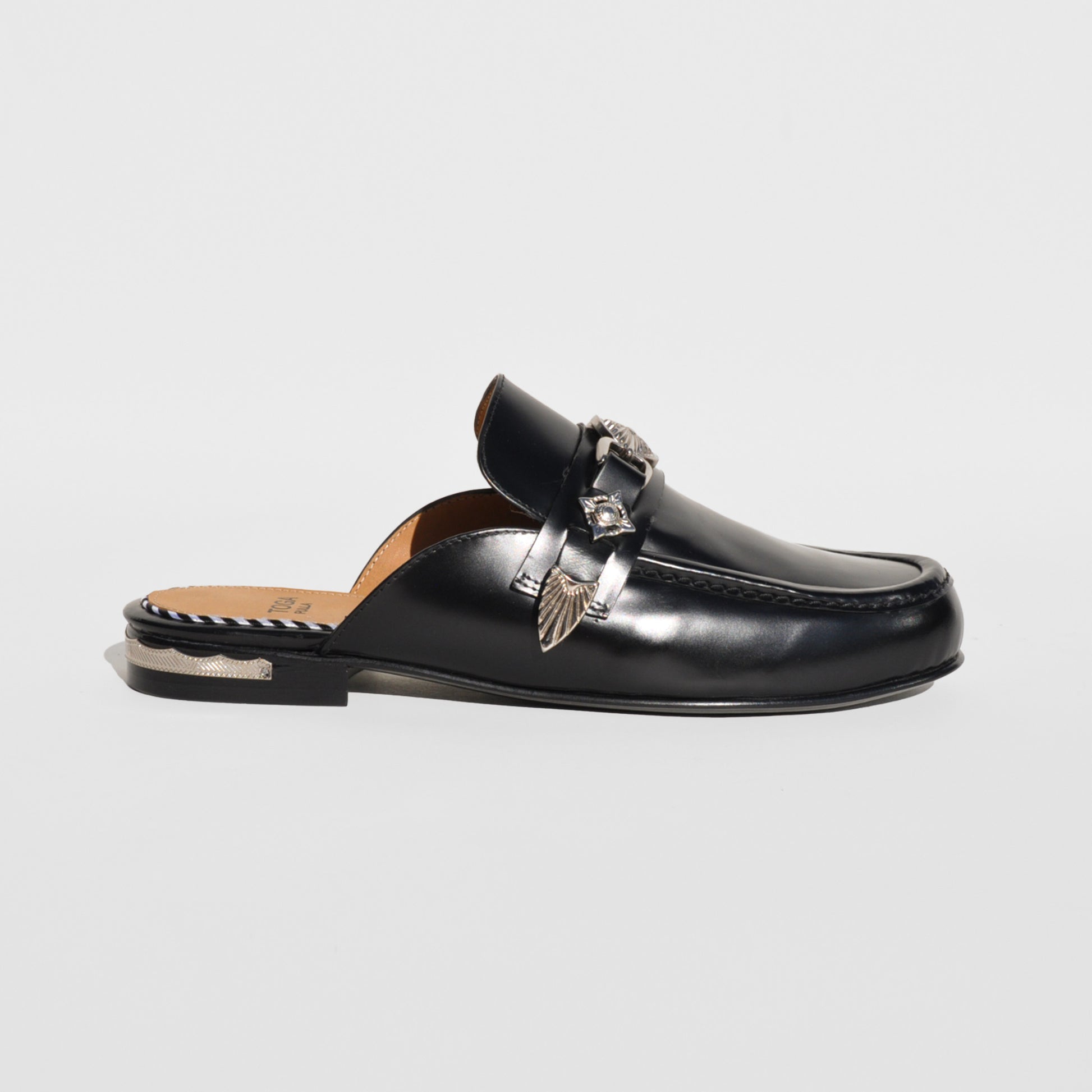 TOGA PULLA ローファー METAL MULE LOAFER moldtool.com.br