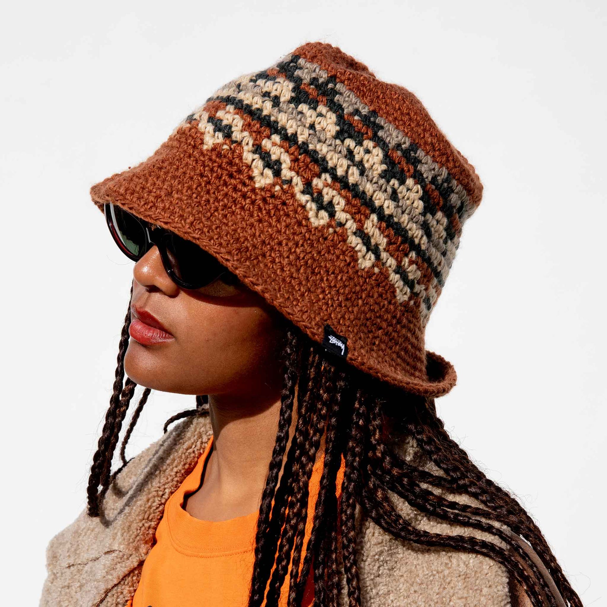 STUSSY FAIRISLE BUCKET HAT 22AW - ニットキャップ