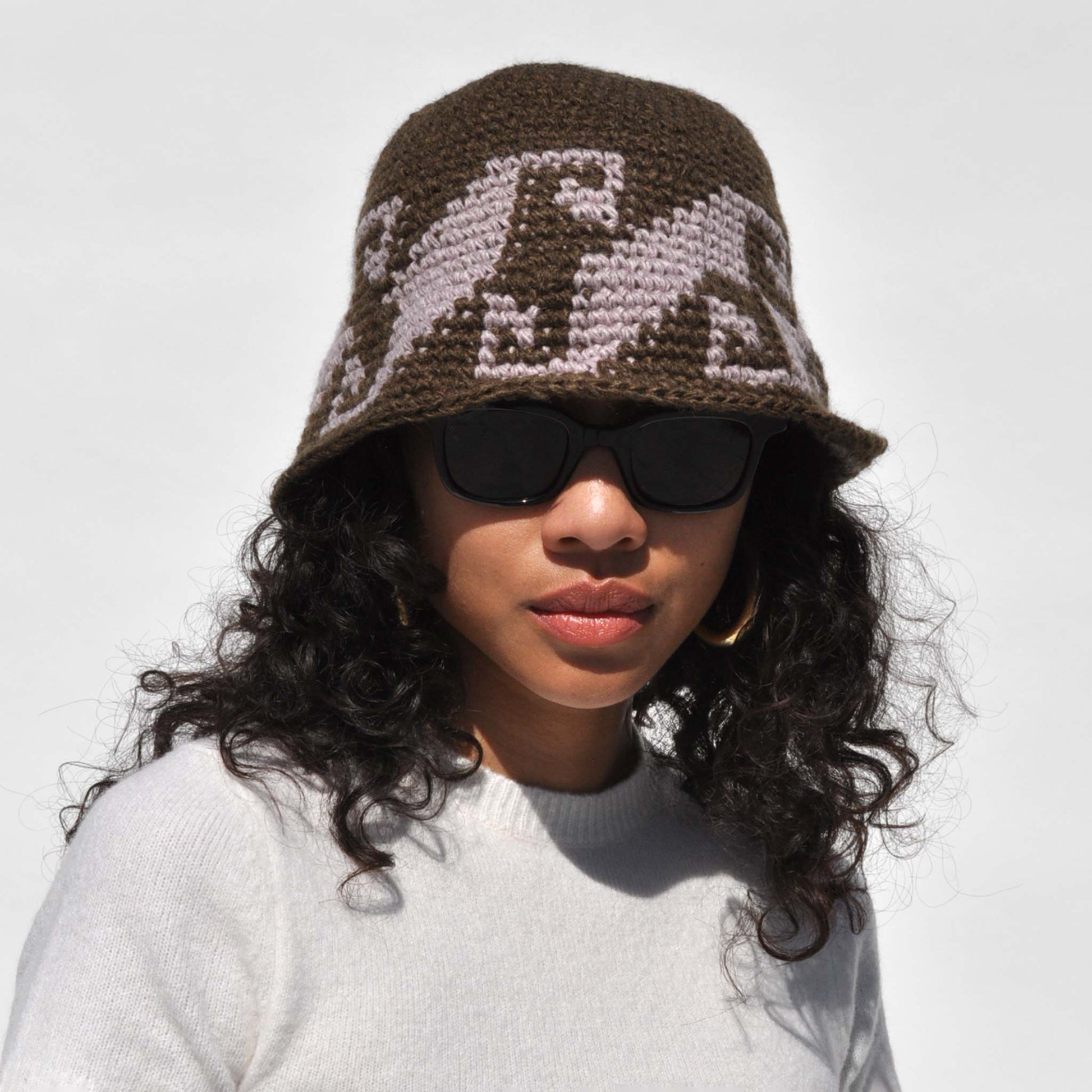 stussy waves knit bucket hat バケット ハット-