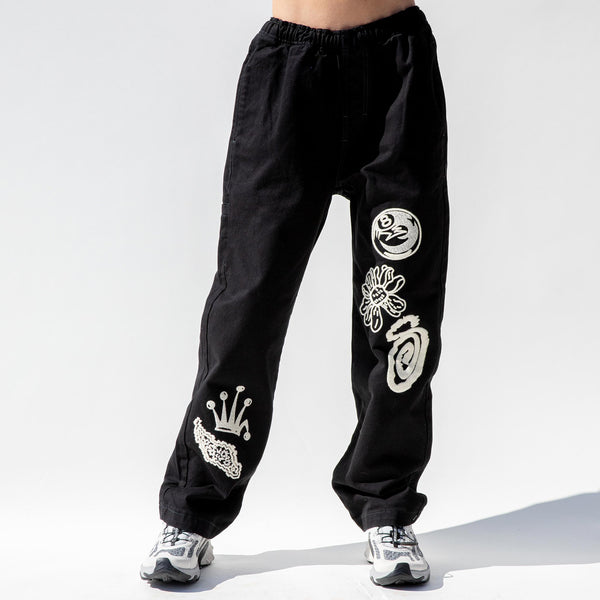 AIRBRUSH ICON BEACH PANT stussy パンツ