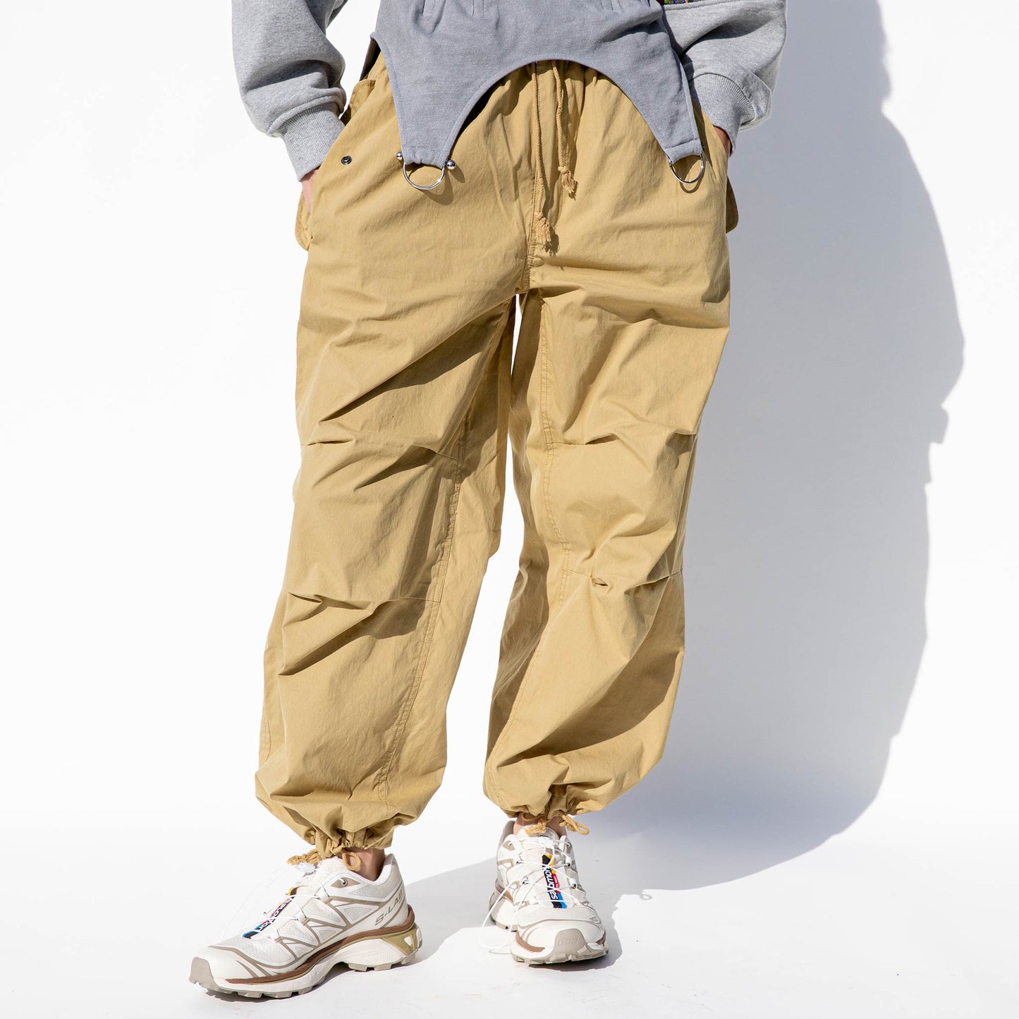 Stussy NYCO OVER TROUSERS ブラック M