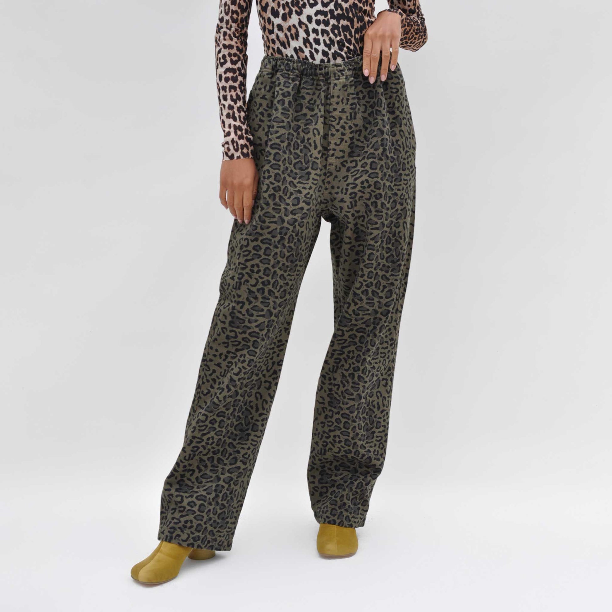 Stussy Leopard Beach Pant　22ss