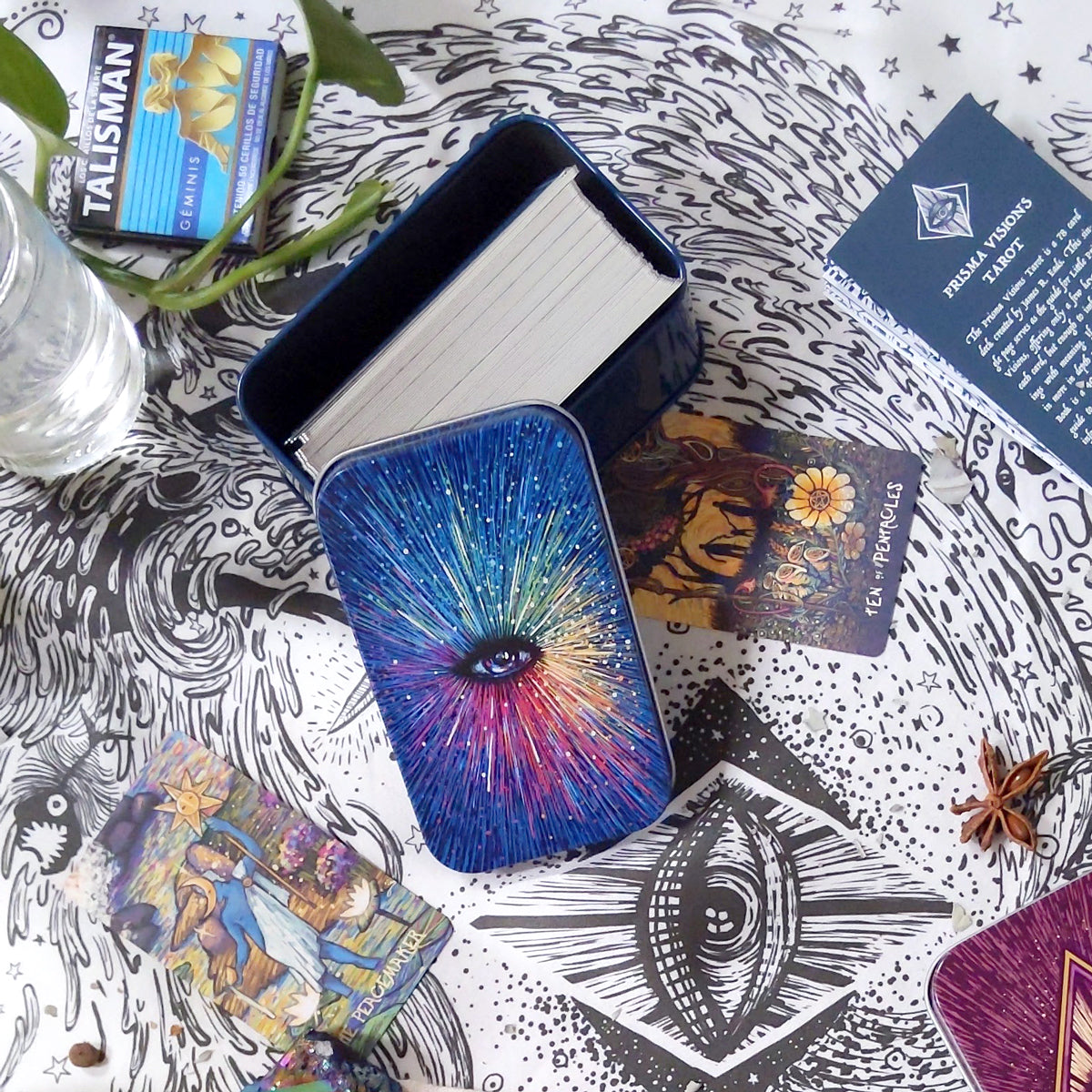 Tarot Cards Full English Loka Tarot Cards Deck Games Palying Cards |  Bronzing Craft Tarot Cards Prisma Vision 