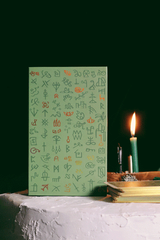 Green Glyphs Tarot Sticker Sheet – Prisma Visions