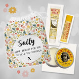 Burt's Bees Pampering Gift Set And Personalised Bag