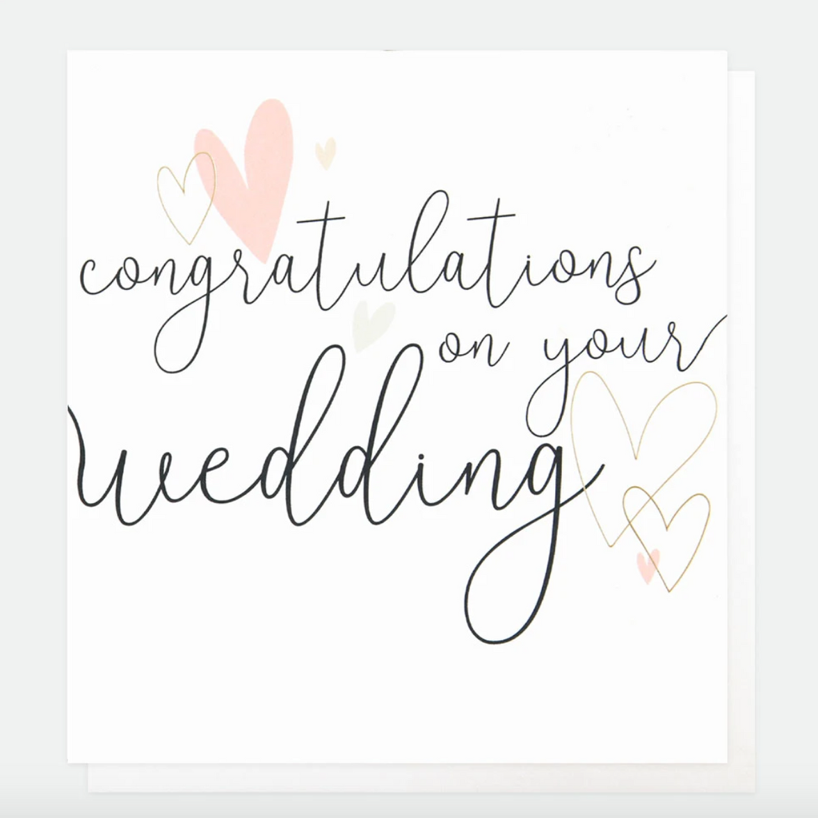 'Congratulations on your Wedding' Card — Not Another Bunch Of Flowers