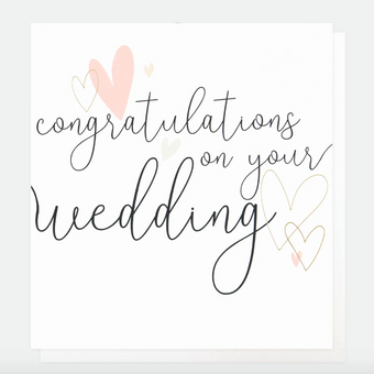 'Congratulations on your Wedding' Card — Not Another Bunch Of Flowers