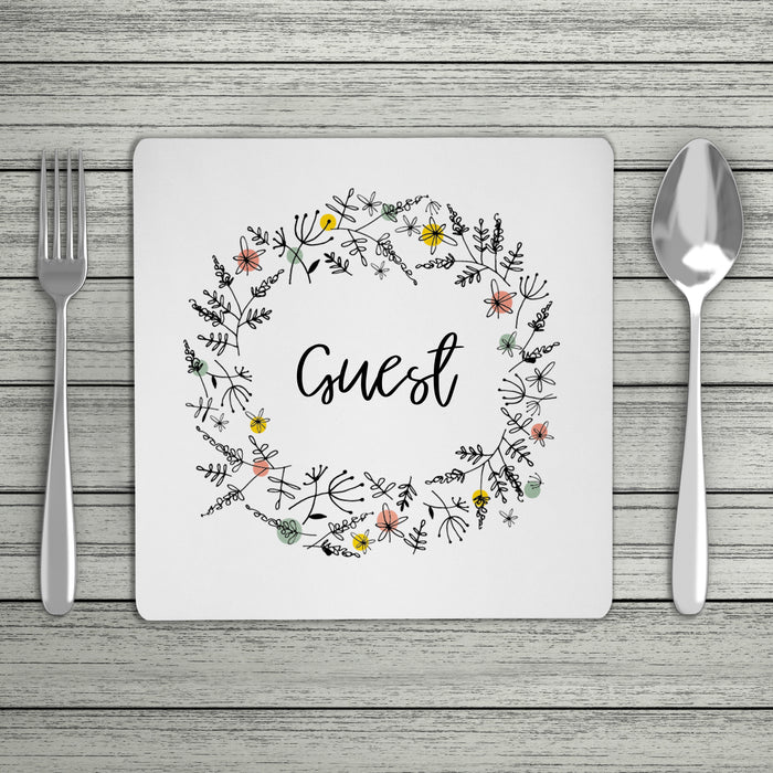 Floral Personalised Placemat — Not Another Of