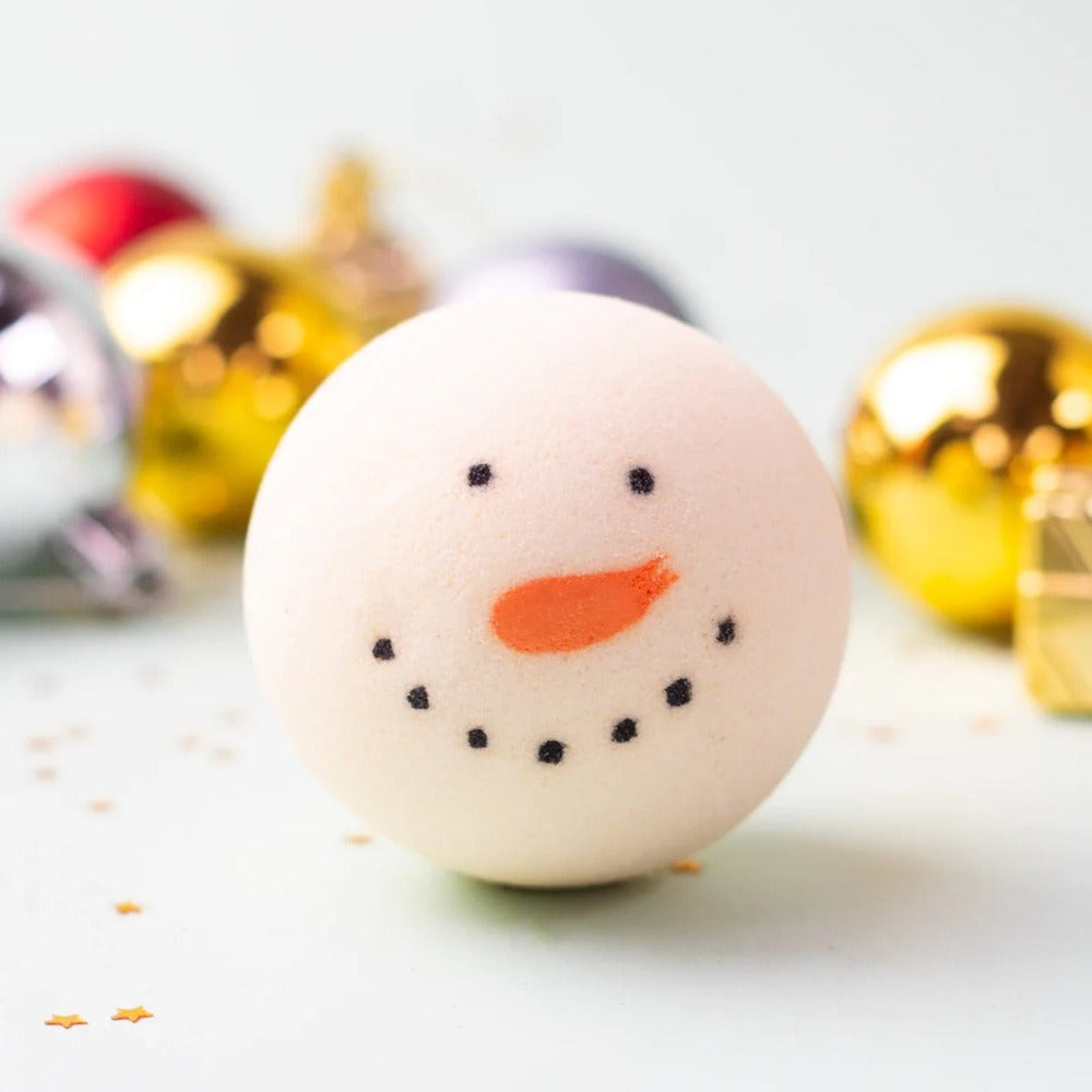 snowman bath bomb