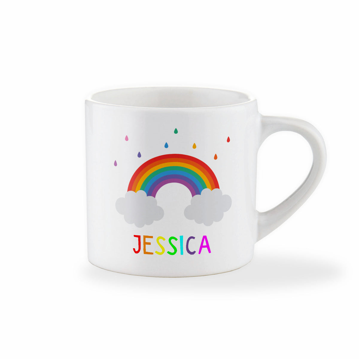 Personalized Kids Mugs - Stencil Name