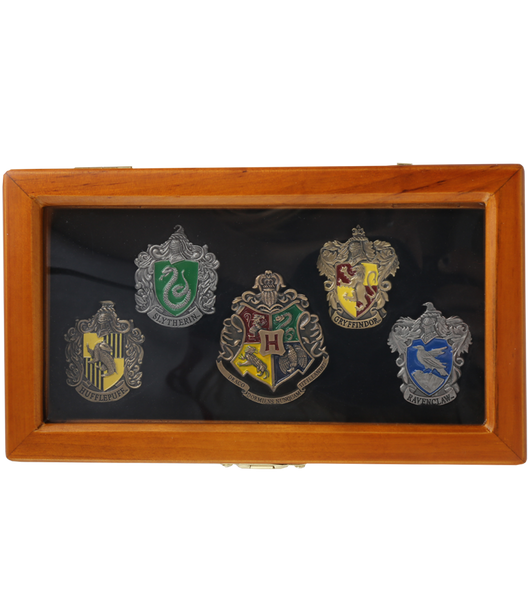 hogwarts house pins noble collection