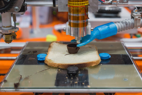3d printed food such as bread