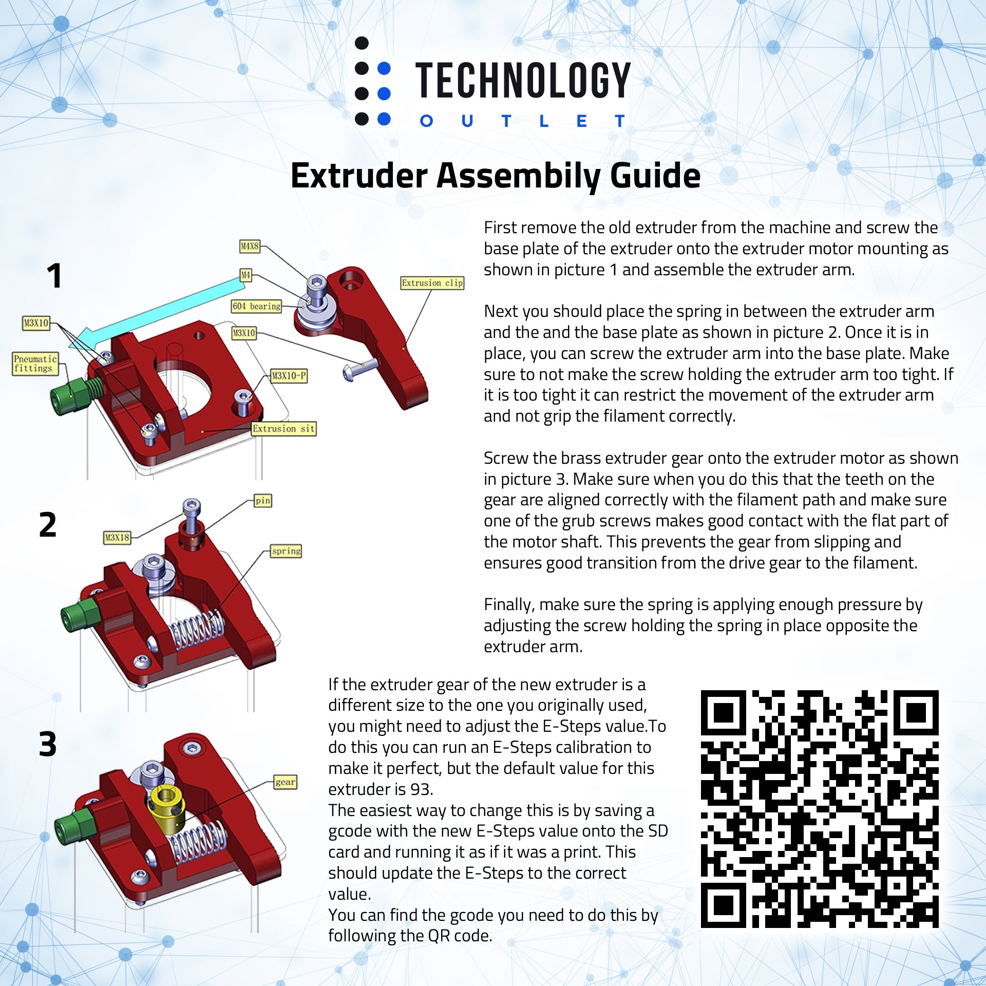 Extruder Assembily guide