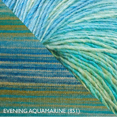 sirdar jewelspun aran evening aquamarine 851
