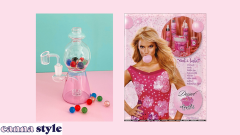 Gumball Rig Cute Bong Jessica Simpson Bubble Gum Desert Treats