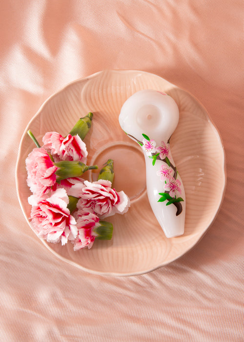 MATTE PINK DESIGNER BONG with matching bowl – Canna Style