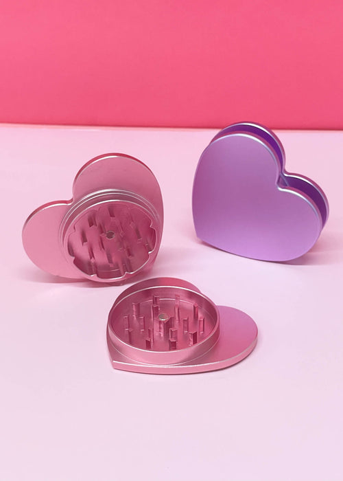 PINK HEART BONG with matching heart bowl – Canna Style