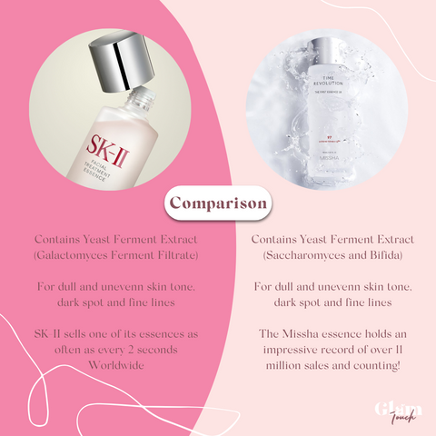 Missha essence VS SK-II essence