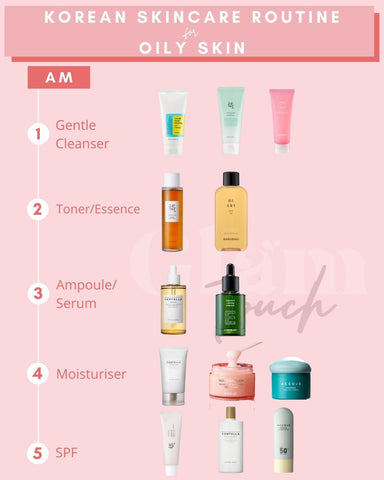 Korean morning skincare routine