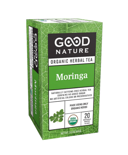 Moringa Tea 20 bag 40 grams - Certified Organic Tea - Good Nature Teas