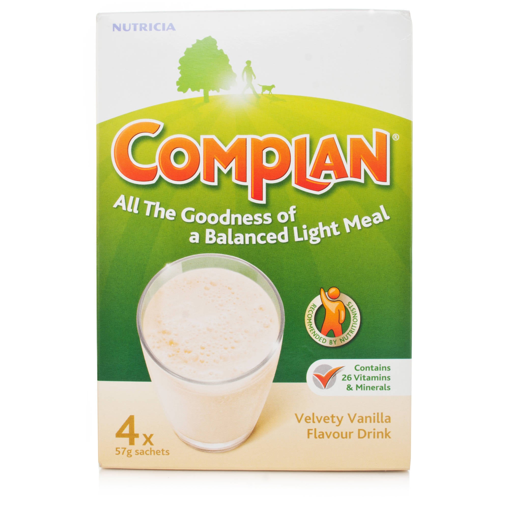 Complan Vanilla 4x57g Sachets Pharmacykwik