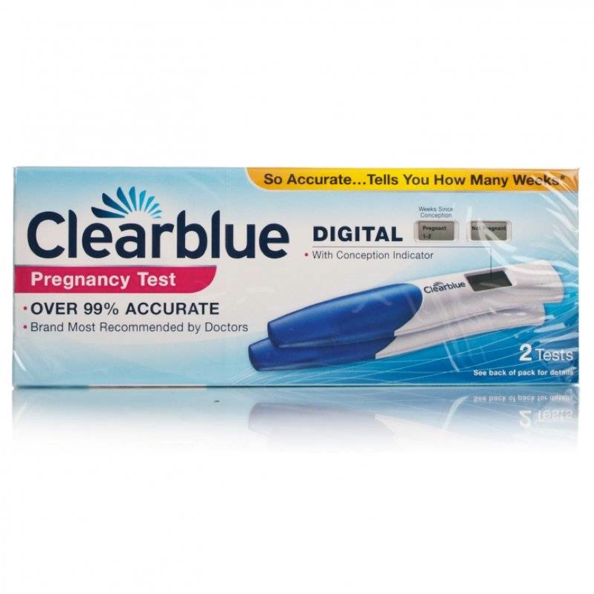 Clearblue Digital Pregnancy Test Kit with Conception Indicator - 2 Tests