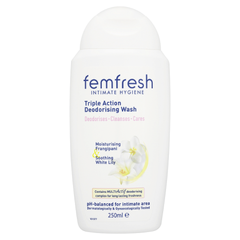 Femfresh Intimate Hygiene Triple Action Deodorising Wash - Triple Action  Deodorising Intimate Wash Gel