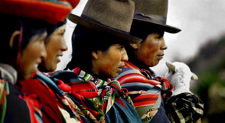 The Incas insisted people wear their local native dress