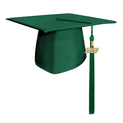 Eco-Friendly Green High School Cap & Tassel - - Graduation Caps –  Graduation Attire