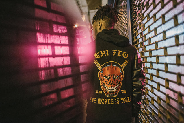 Chi Flo X Paulo Salud Chi Chi's Revenge The World is Yours Varsity Bomber Jacket Cali G Season